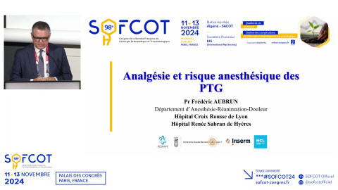 Analgésie et risque anesthésique des PTG 