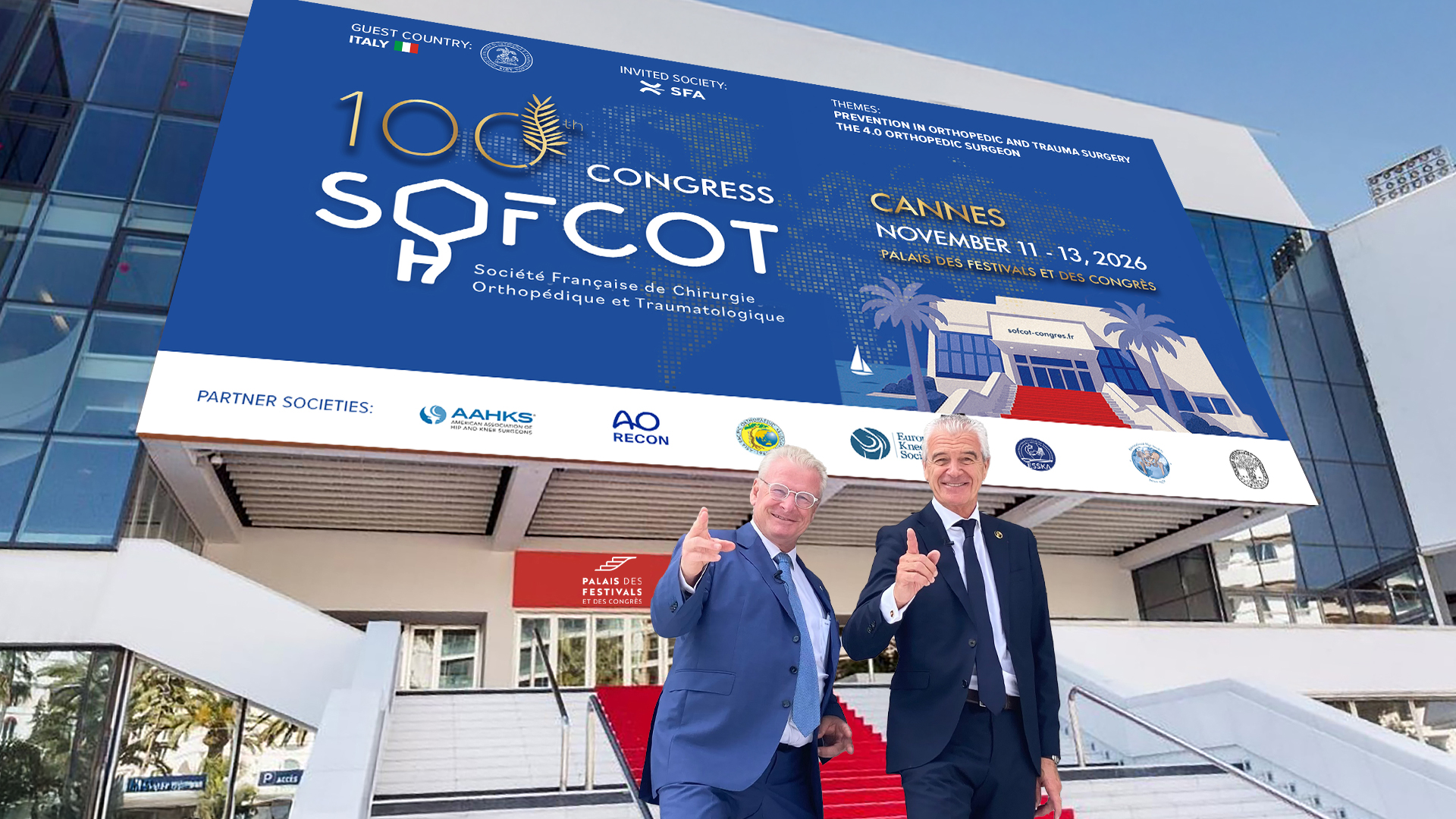 See you in Cannes to celebrate the 100th SOFCOT Congress