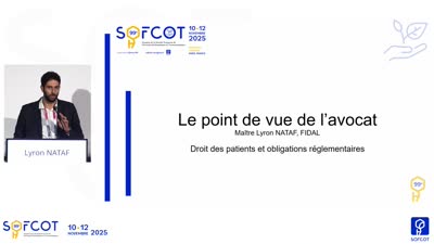 Table ronde - Gestion des données patients : Le point de vue de l’avocat (droit des patients et obligations réglementaires)