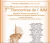 7emes Rencontres de l'IMM - du 08 avril 2022 - Palavas les flots