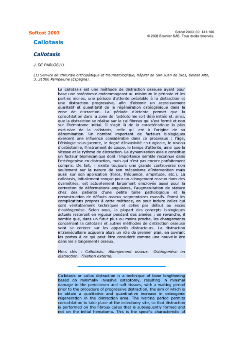 Callotasis
