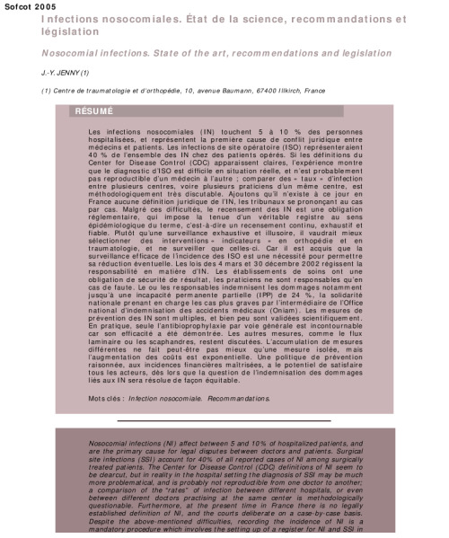 Infections nosocomiales
