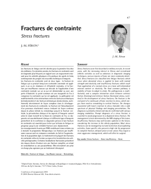 Fractures de contrainte