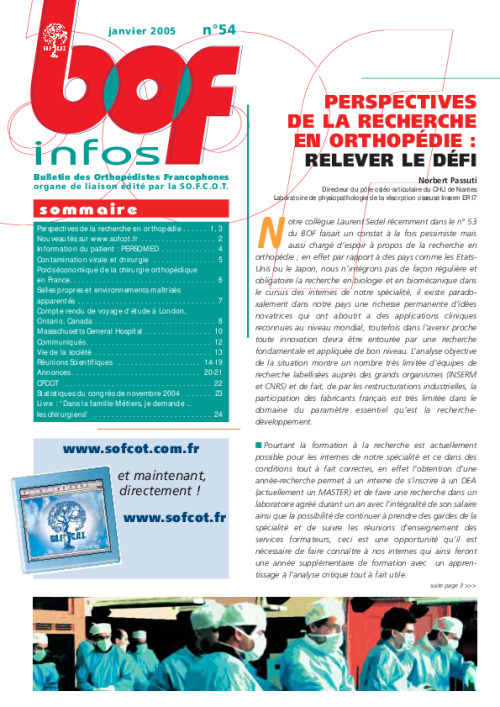 BOF 54 - janvier 2005