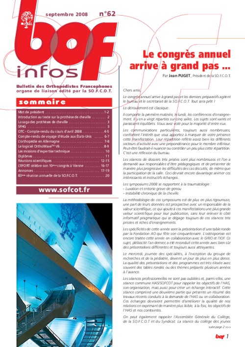 BOF 62 - septembre 2008