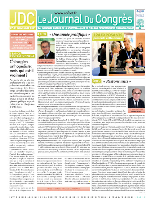 Journal du congrès 2011