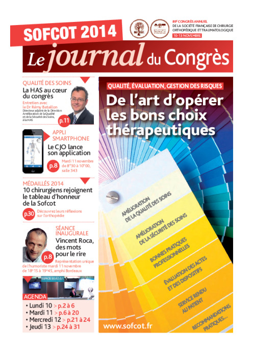 Journal du congrès 2014