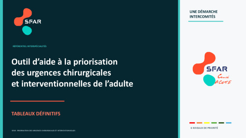 Outil d'aide à la priorisation des urgences chirurgicales et interventionnelles de l'adulte
