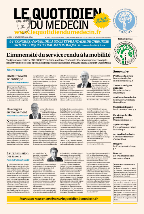 Quotidien du Médecin 2019