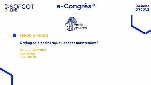E-congrès SOFOP - 23/03/2024