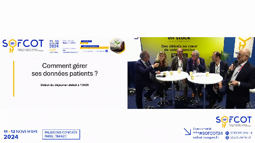 Déjeuner débat : Comment gérer ses données patients ? 
