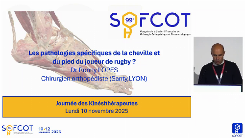 Session cheville : Les pathologies spécifiques de la cheville et du pied du joueur de rugby
