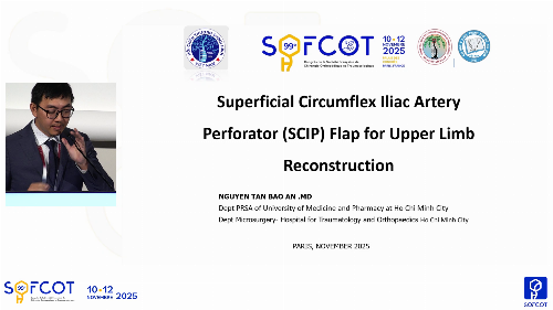 Table ronde VOA  : Superficial circumflex iliac perforator free flap - versatile flap for reconstruction of upper extremity defects