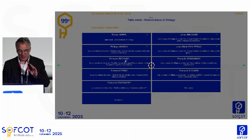 Table ronde - Nomenclature et codage : La nomenclature des actes -Etat des lieux de la révision de la nomenclature des actes en orthopédie