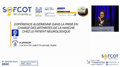 Expérience algérienne dans la prise en charge des arthrites de la hanche chez le patient neurologique 