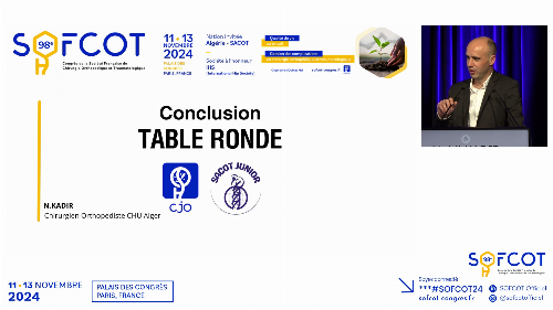 Table-ronde du CJO et de la SACOT : Conclusion 