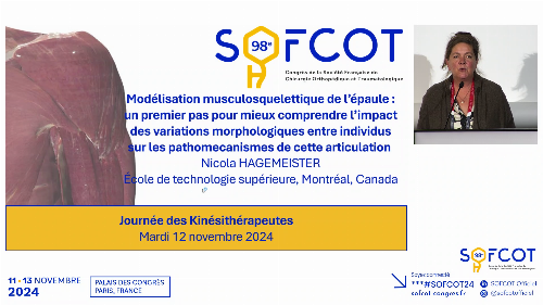 Biomécanique de l’épaule : vers une approche personnalisée - modélisation musculosquelettique de l’épaule 