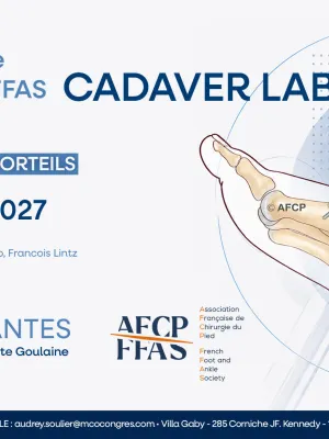 14ème cours de l’AFCP/FFAS CADAVER LAB