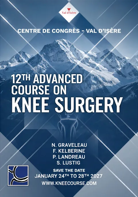 AFFICHE KNEE COURSE SURGERY 2027