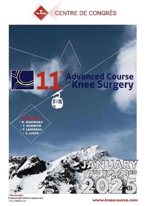 Affiche du 11th Advanced Course on Knee Surgery