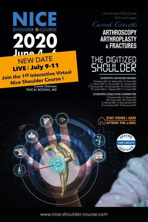Join the 1st interactive virtual Nice Shoulder Course