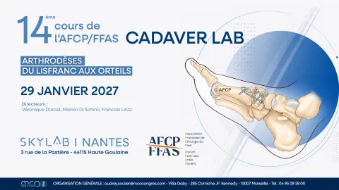 14ème cours de l’AFCP/FFAS CADAVER LAB