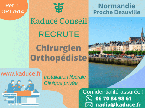 Recherche Chirurgien Orthopédiste à proximité de Deauville, Normandie