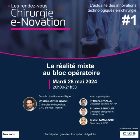 La réalité mixte au bloc opératoire 28 mai 2024 à 20h