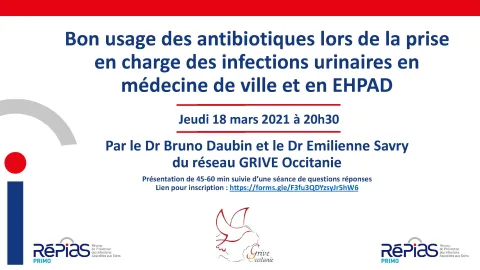 Webinaire Infections Urinaires Primo Grive